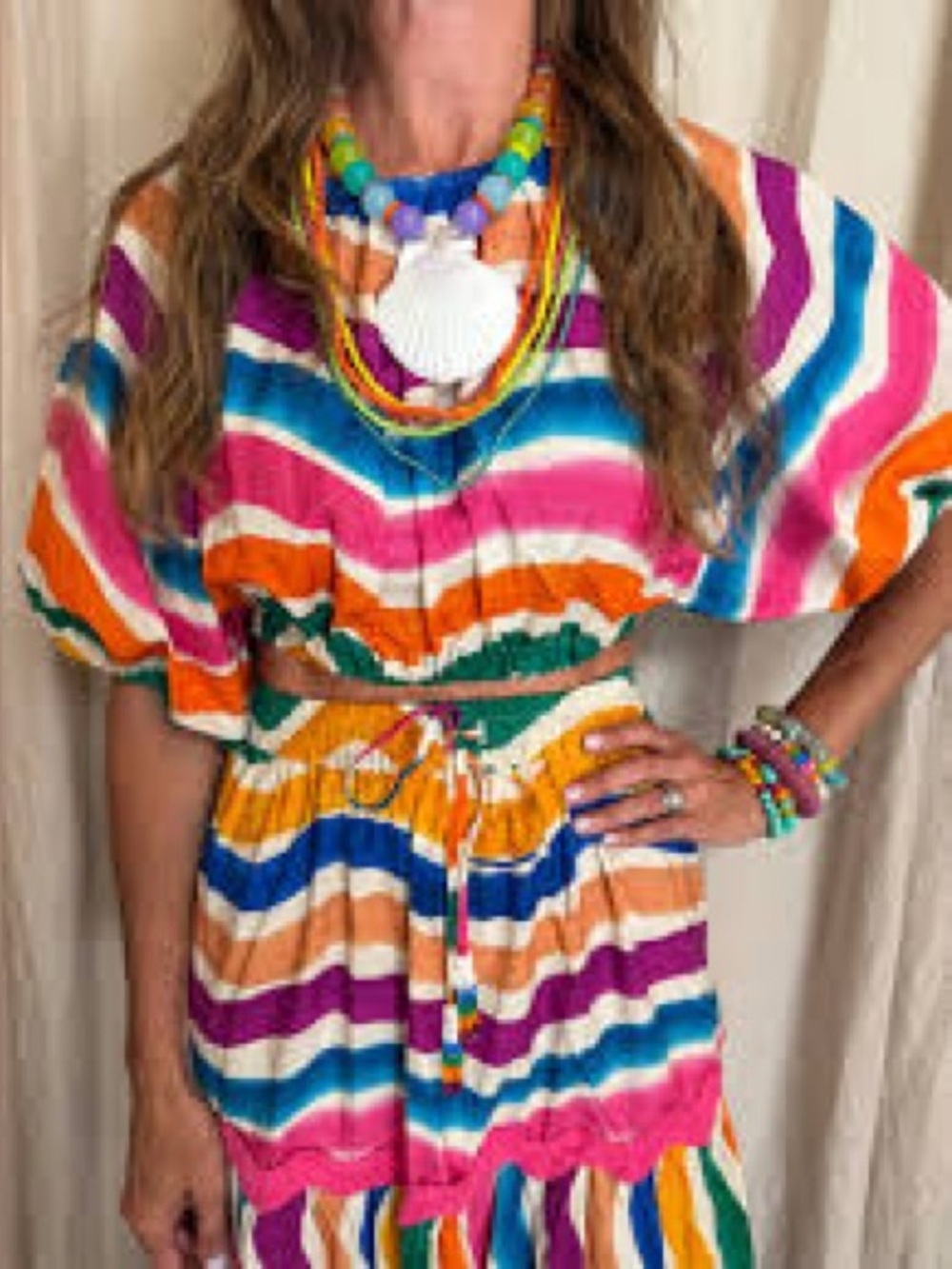 Farm Rio SET Dancing Stripes Medium